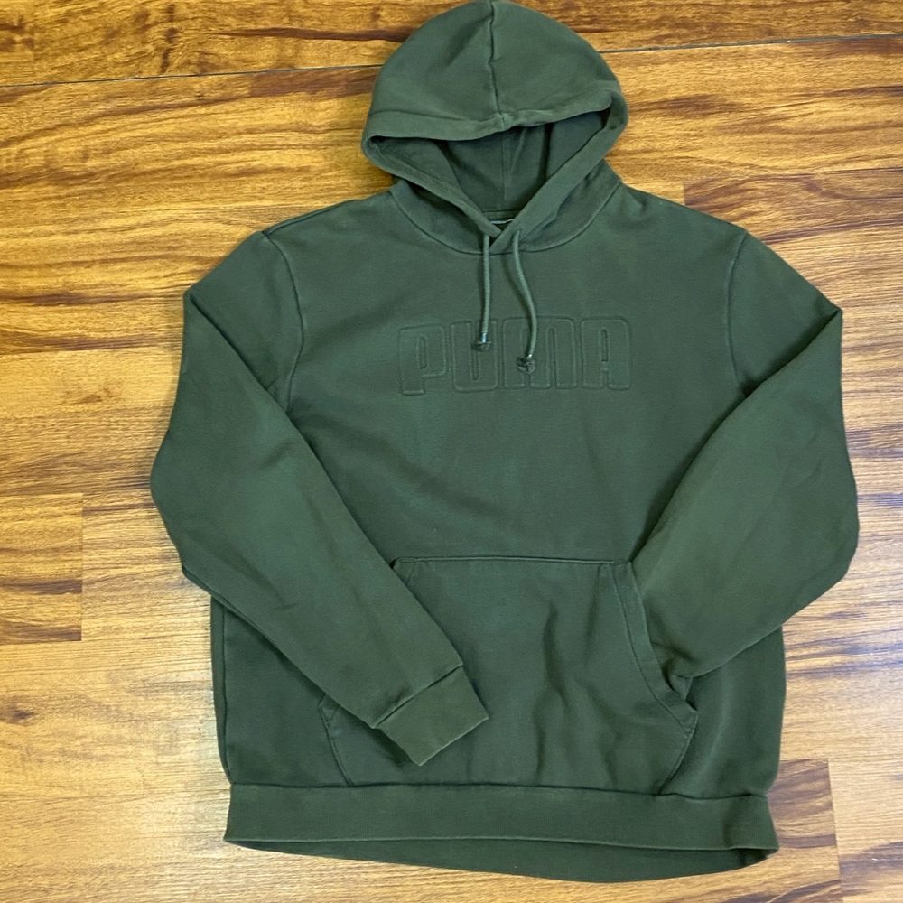 Puma mens pull over hoodie